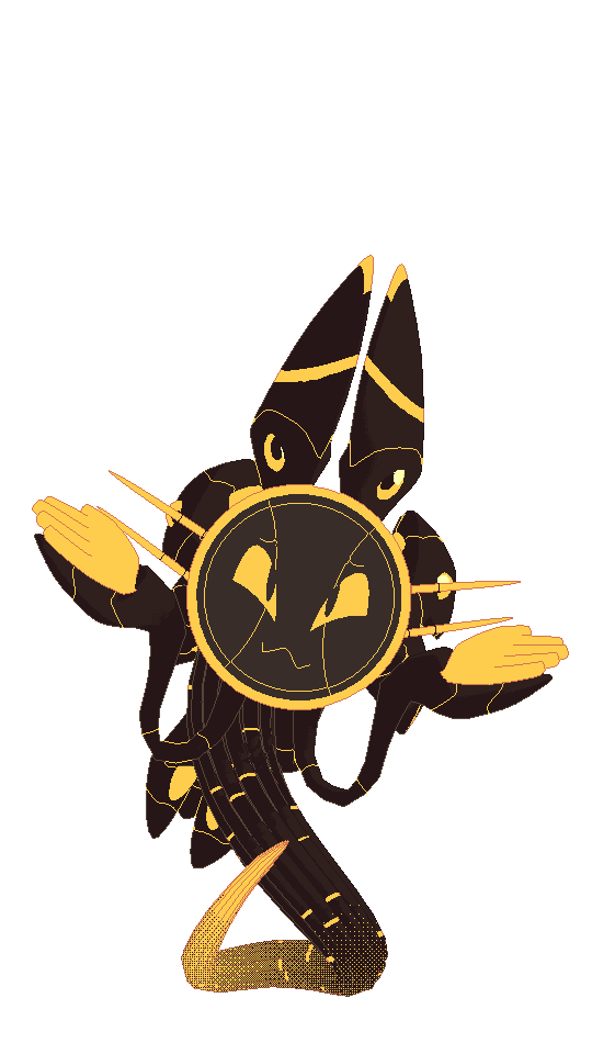 Ouvvo tilting her head and shrugging.